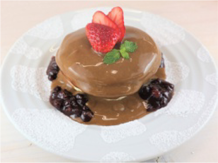 加賀棒ほうじ茶のパンケーキ