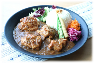 オニオンソテー(C)ダイス50使用、スパイスカレーの 画像