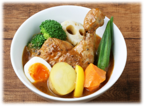 オニオンソテー(C)スライス70使用、スープカレーの 画像